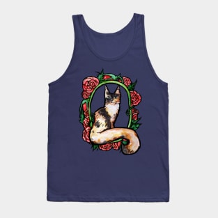 Fancy Maine Coon Cat Tank Top